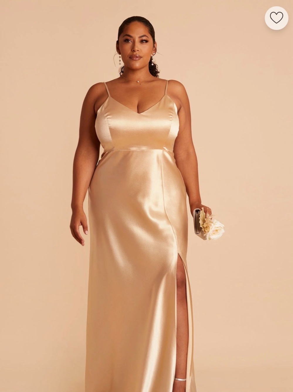 Birdy Grey - Jay dress in Shiny Satin Gold
